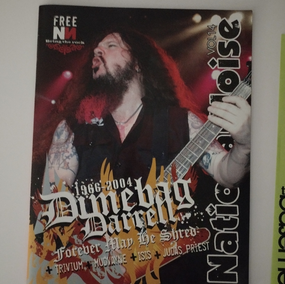 Pantera magazine flyer to VHS tapes.